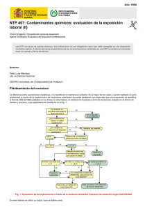 Nueva ventana:NTP 407: Contaminantes químicos: evaluación de la exposición laboral (II) (pdf, 333 Kbytes)