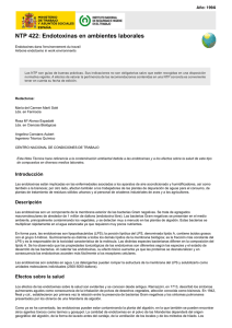Nueva ventana:NTP 422: Endotoxinas en ambientes laborales (pdf, 194 Kbytes)