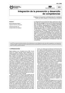 Nueva ventana:NTP 830: Integración de la prevención y desarrollo de competencias (pdf, 344 Kbytes)