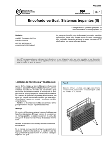 Nueva ventana:NTP 837: Encofrado vertical. Sistemas trepantes (II) (pdf, 822 Kbytes)