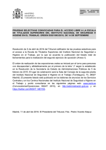 Nueva ventana:Resolucion publicación orden de exposiciones orales segundo ejercicio (pdf, 140 Kbytes)