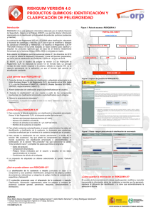 Nueva ventana:RISKQUIM Versión 4.0. Productos químicos: identificación y clasificación de peligrosidad (2012) (pdf, 118 Kbytes)
