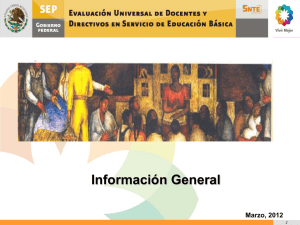 Información General Marzo, 2012 1