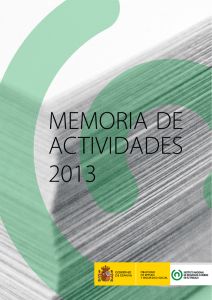 Nueva ventana:<strong>Memoria de Actividades 2013</strong> (pdf, 5,13 Mbytes)