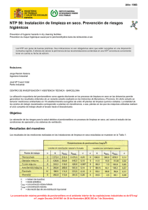 Enlace en nueva ventana: NTP 056: Instalación de limpieza en seco. Prevención de riesgos higiénicos - Año 1983