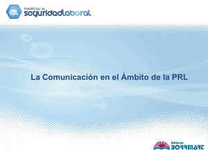 Nueva ventana:La comunicación en el ámbito de la PRL (pdf, 2,16 Mbytes)