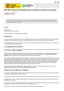 Nueva ventana:NTP 305: Tipos de indicadores para el balance social de la empresa (pdf, 621 Kbytes)