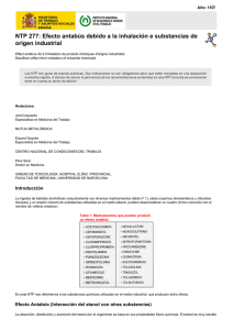 Nueva ventana:NTP 277: Efecto antabús debido a la inhalación e substancias de origen industrial (pdf, 200 Kbytes)