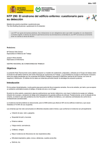 Nueva ventana:NTP 290: El síndrome del edificio enfermo: cuestionario para su detección (pdf, 494 Kbytes)