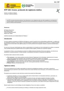 Nueva ventana:NTP 230: Cromo: protocolo de vigilancia médica (pdf, 538 Kbytes)