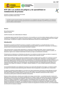 Nueva ventana:NTP 238: Los análisis de peligros y de operabilidad en instalaciones de proceso (pdf, 565 Kbytes)