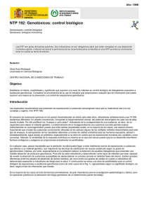 Nueva ventana:NTP 192: Genotóxicos: control biológico (pdf, 312 Kbytes)