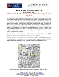 INSTITUTO GEOFÍSICO Informe del volcán Chiles – Cerro Negro N.- 28