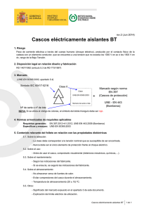 Nueva ventana:Cascos eléctricamente aislantes BT (pdf, 112 Kbytes)