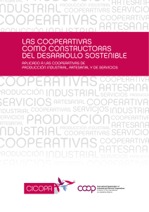 Las cooperativas como constructoras de desarrollo sostenible