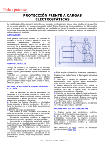Nueva ventana:Fichas prácticas: Protección frente a cargas electrostáticas (pdf, 55 Kbytes)