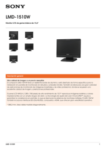 LMD-1510W Monitor LCD de gama básica de 15,6&#34;