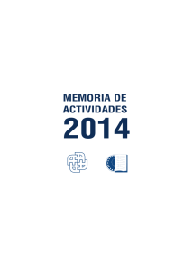 Memoria de Actividades 2014 Formato PDF, 20.8 Mb