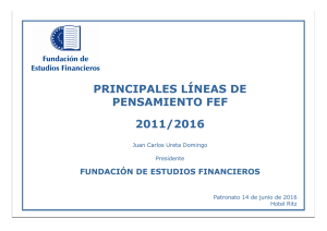 &nbsp;PRESENTACI&Oacute;N PATRONATO FEF