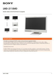 LMD-2110MD Monitor médico LCD 2D Full HD de 21,5 pulgadas