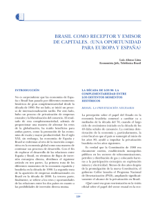 Brasil como receptor y emisor de capitales: ¿una oportunidad para Europa y España?