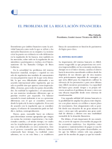 El problema de la regulación financiera