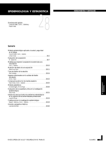 Nueva ventana:Capítulo 28. Epidemiología y estadística (pdf, 352 Kbytes)