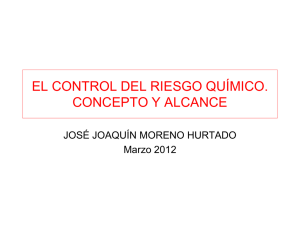 Nueva ventana:José Joaquín Moreno Hurtado - EL Control del Riesgo Químico. Concepto y alcance (pdf, 53 Kbytes)