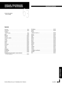 Nueva ventana:Capítulo 63. Metales: propiedades químicas y toxicidad (pdf, 522 Kbytes)