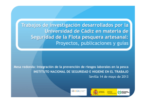 Nueva ventana:Trabajos de investigación desarrollados por la Universidad de Cádiz en materia de Seguridad de la Flota pesquera artesanal: Proyectos, publicaciones y guías (pdf, 25,02 Mbytes)