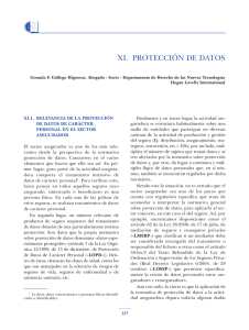 XI. Protección de Datos