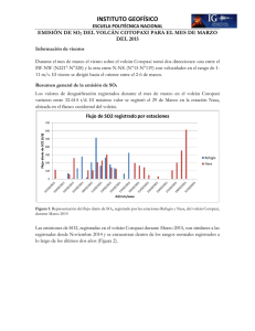 INSTITUTO GEOFÍSICO EMISIÓN DE SO DEL 2015