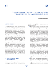 Capítulo 7.- Gobierno corporativo, transparencia y donaciones en las ONG españolas