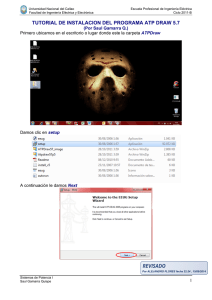 TUTORIAL DE INSTALACION DEL PROGRAMA ATP DRAW 5.7.