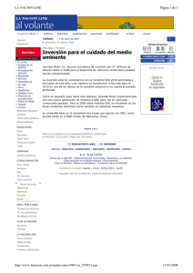 Diario La Nación 2 de Enero de 2004