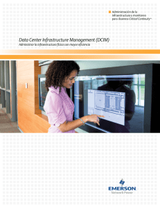 Brochure de la administración de la infraestructura del centro de datos (DCIM); (R02/12); (SL-32005-ES)