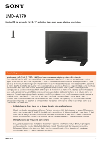 LMD-A170 Monitor LCD de gama alta Full HD, 17&#34;, rentable y...
