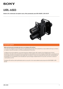 LKRL-A503 Sistema 3D combinado de objetivo dual y filtro polarizador para...