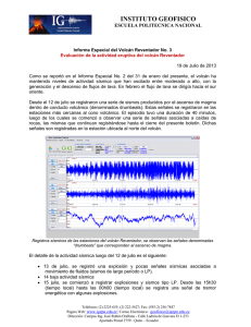 INSTITUTO GEOFISICO  ESCUELA POLITECNICA NACIONAL
