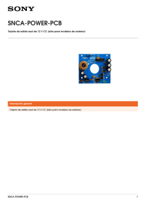 SNCA-POWER-PCB Tarjeta de salida azul de 12 V CC (sólo para...