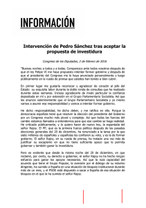 [Consulta el discurso de Pedro Sánchez en PDF en el Congreso]
