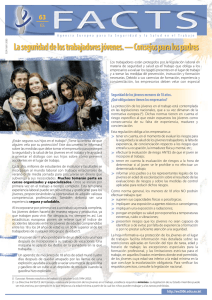 Nueva ventana:La seguridad de los trabajadores jóvenes - Consejos para los padres (pdf, 745 Kbytes)