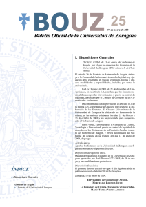 BO UZ 25 Boletín Oficial de la Universidad de Zaragoza