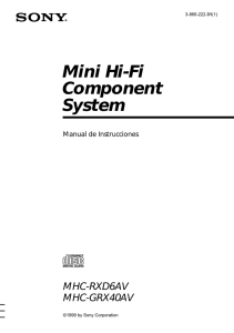 Mini Hi-Fi Component System f