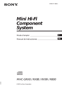 Mini Hi-Fi Component System f