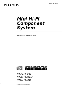 Mini Hi-Fi Component System MHC-RG66