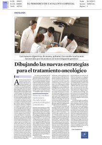 "Dibujando las nuevas estrategias para el tratamiento oncológico".