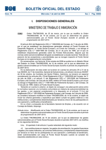 Orden TIN/788/2009, de 25 de marzo, que modifica la Orden TIN/2965/2008.