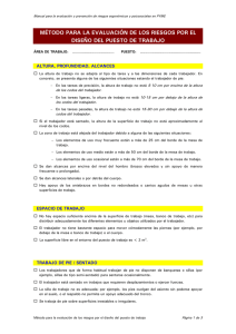 Nueva ventana:Método para la evaluación de los riesgos por el diseño del puesto de trabajo (pdf, 88 Kbytes)