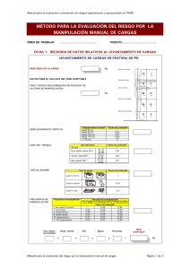Nueva ventana:Método para la evaluación del riesgo por la manipulación manual de cargas (pdf, 128 Kbytes)
